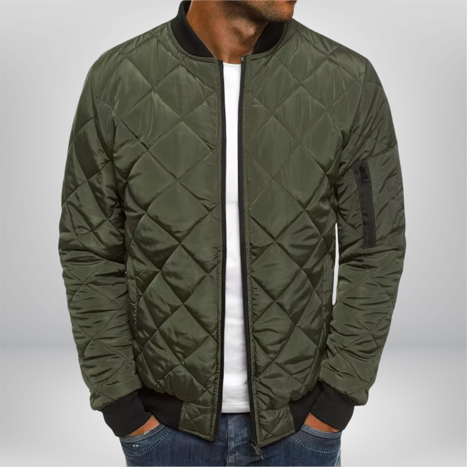 APEX QUILTED BOMBER JACKET