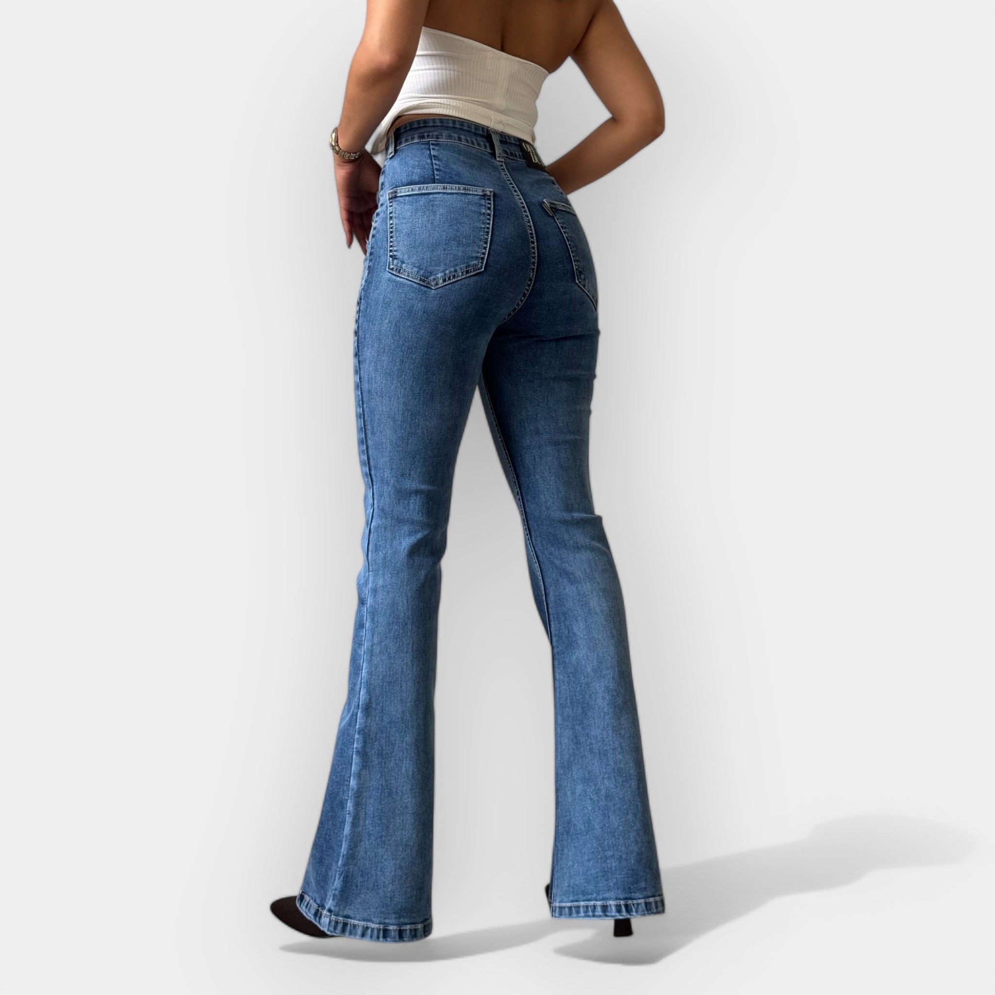 EMILIE | Jeans Bootcut Taille Ultra Haute