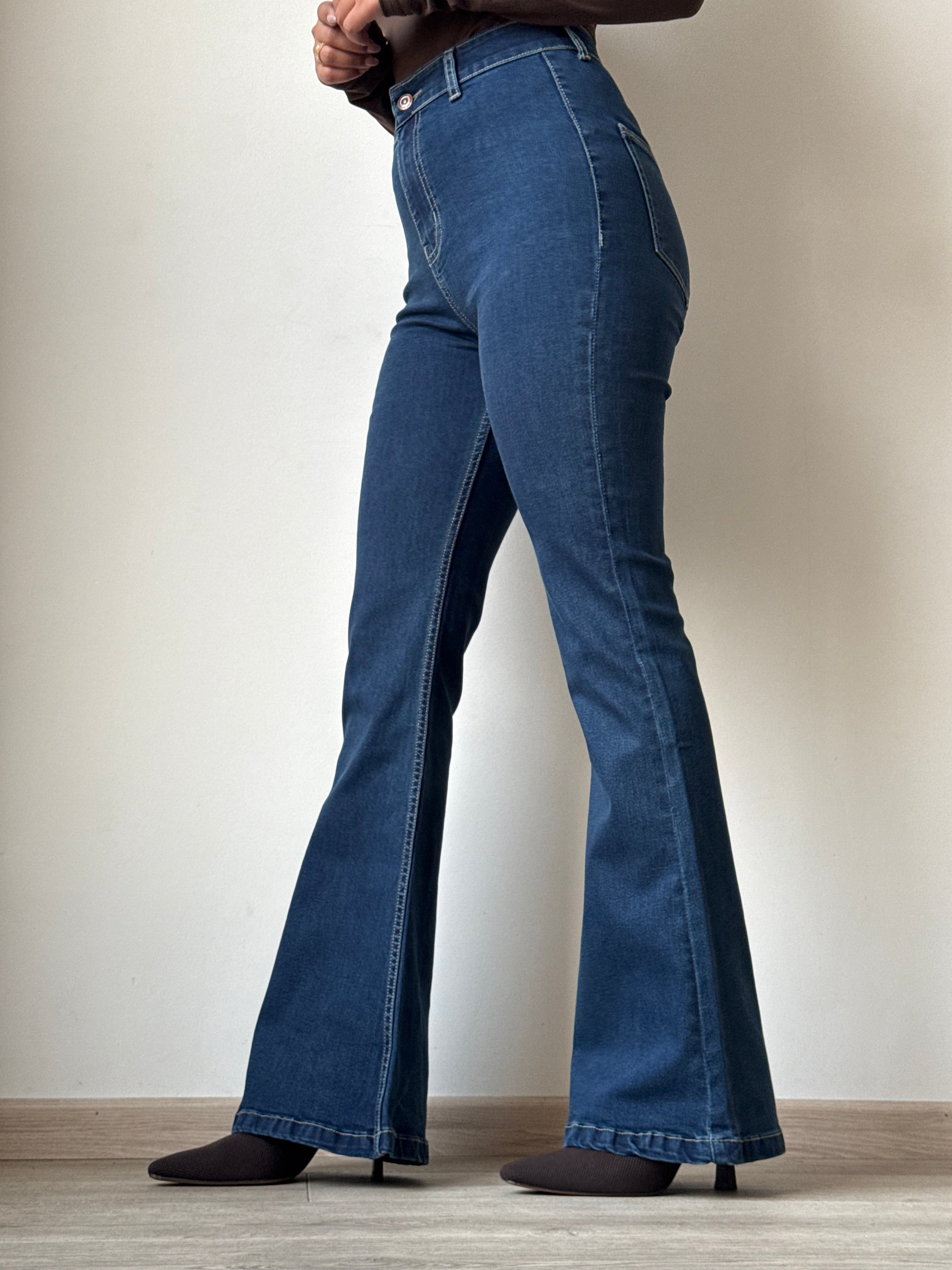 Ultra High Rise Flare Bootcut Jeans