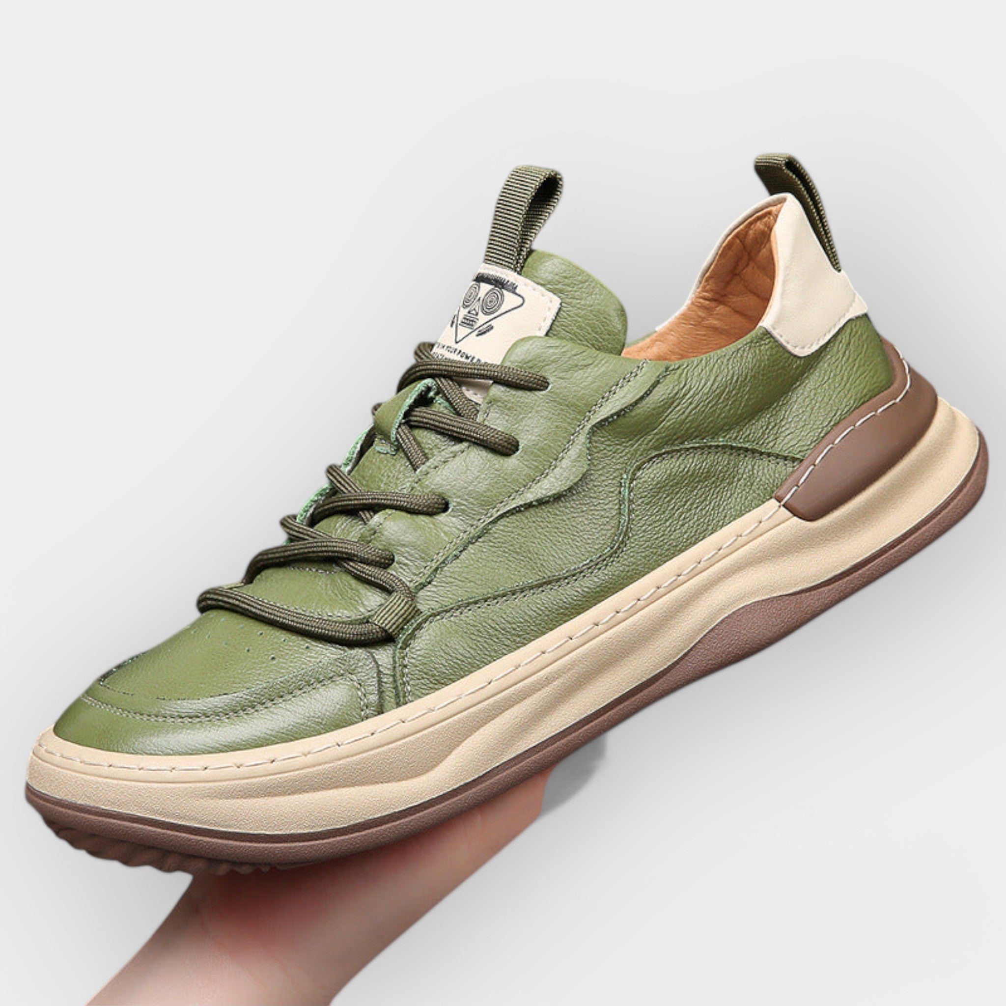 MAURICE | Sneakers en Cuir Véritable