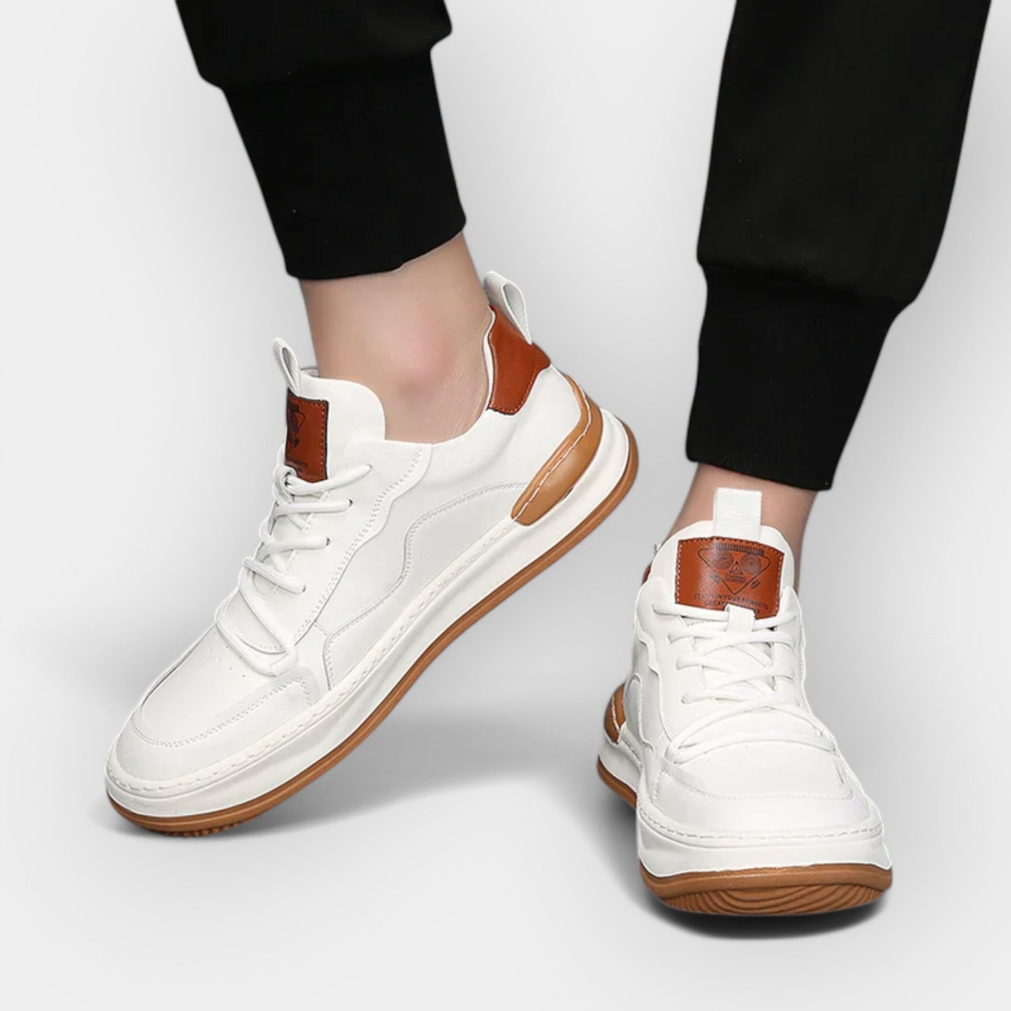 MAURICE | Sneakers en Cuir Véritable