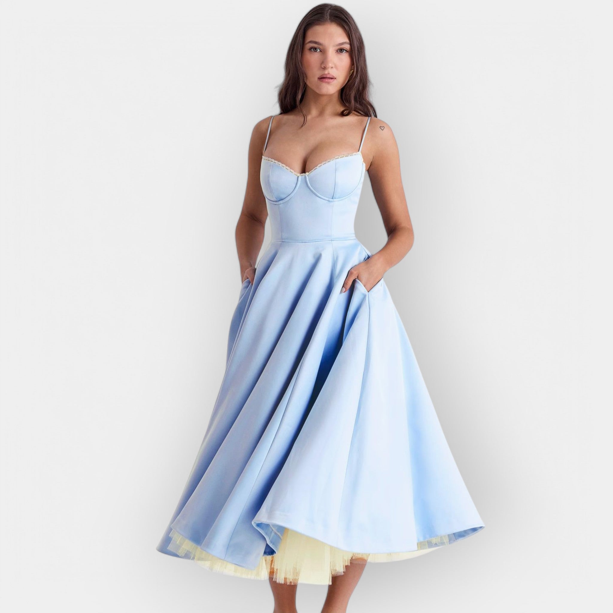 ÉLOISE | Robe Midi Élégante