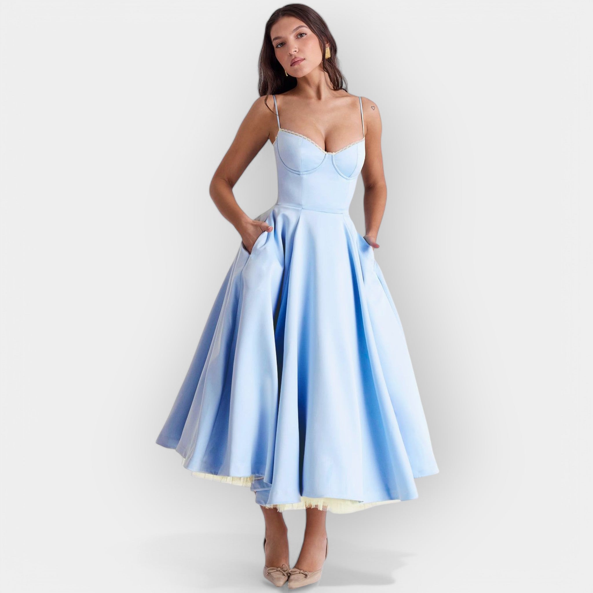 ÉLOISE | Robe Midi Élégante