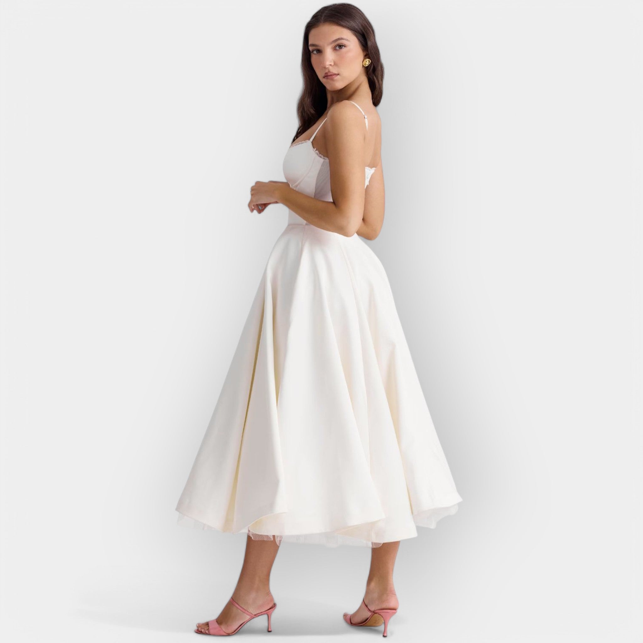 SELENE | Robe Midi Élégante