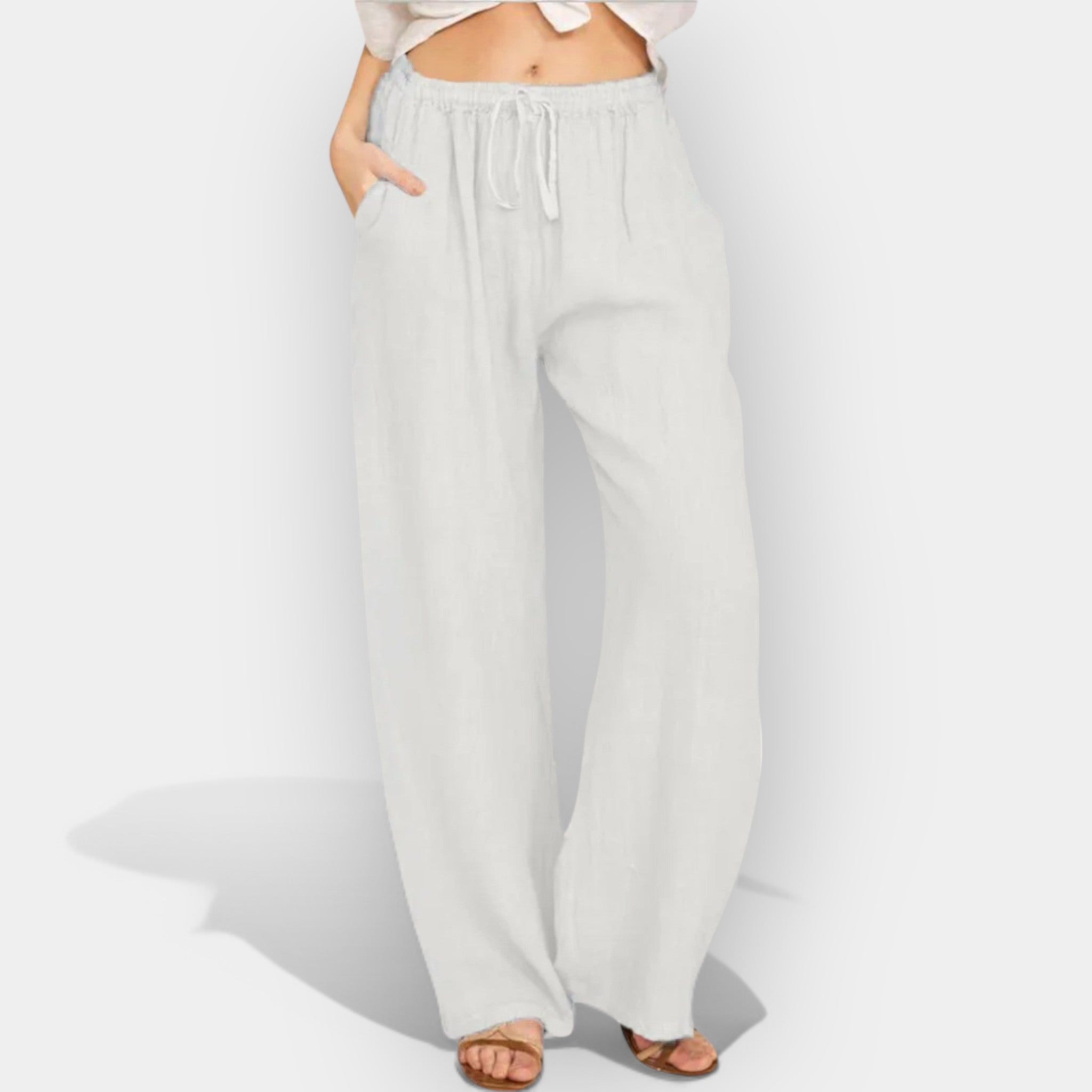 CELESTIA | Pantalon en Lin Oversized